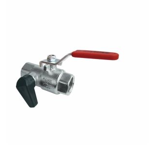 KROGLIČNI VENTIL KOVINA KV 406 38.1 MM (6/4 -) Z IZPUSTOM