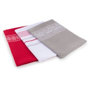 KUHINJSKA KRPA SVILANIT WINTER 50X70 CM 3/1 RDEČA/BELA/SIVA KUHINJSKA KRPA SVILANIT WINTER 50X70 CM 3/1 RDEČA/BELA/SIVA