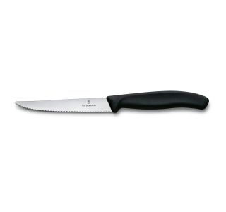 KUHINJSKI NOŽ SWIBO STEAK/PICA NAZOBČAN 11CM 6.7233.20, ČRN KUHINJSKI NOŽ SWIBO STEAK/PICA NAZOBČAN 11CM 6.7233.20, ČRN