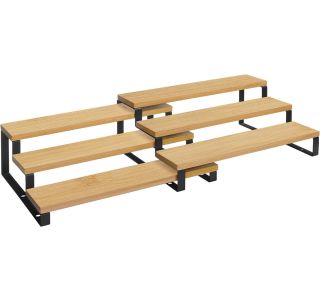 KUHINJSKO POLIČNO STOJALO SONGMICS TRI NIVOJNI ORGANIZATOR DVOJNI