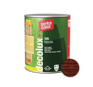 DEBELOSLOJNI PREMAZ ZORKA DEKOR DECOLUX LAK LAZURA 0.75 L 04 OREH
