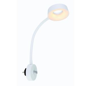 DEKORAT. STENSKA SVETILKA LEHOVO 4W BELA DEKORAT. STENSKA SVETILKA LEHOVO 4W BELA