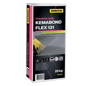 LEPILO ZA PLOŠČICE MUREXIN KEMABOND FLEX 131 SIV 25 KG C2TE