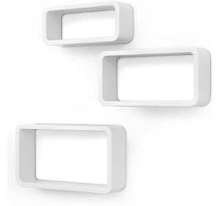 LESENA POLICA SONGMICS CUBE SET 3KOS PRAVOKOTNIK