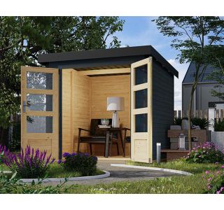 LESENA VRTNA HIŠKA KARIBU JUPITER C 209X214X218 ANTRACIT LESENA VRTNA HIŠKA KARIBU JUPITER C 209X214X218 ANTRACIT