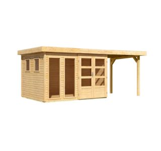 LESENA VRTNA HIŠKA KARIBU LAHAR 5 + PODALJŠEK STREHE ŠIRINE 2.40 M LESENA VRTNA HIŠKA KARIBU LAHAR 5 + PODALJŠEK STREHE ŠIRINE 2.40 M