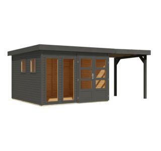 LESENA VRTNA HIŠKA KARIBU LAHAR 6+ PODALJŠEK STREHE ŠIRINE 2.40 M LESENA VRTNA HIŠKA KARIBU LAHAR 6+ PODALJŠEK STREHE ŠIRINE 2.40 M