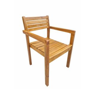 LESENI STOL MQ LEO 51/53/81.5 CM, AKACIJA LESENI STOL MQ LEO 51/53/81.5 CM, AKACIJA