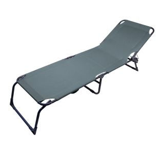 LEŽALNIK ZA KAMPIRANJE CATTARA BERLIN 197 X 57 CM ZLOŽLJIV SIV