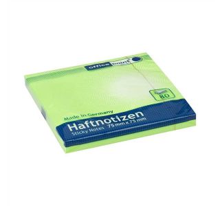 LISTIČI OFFICE SAMOLEPILNI 75X75 1/80 ZELENA INTENZ. 5527500-64