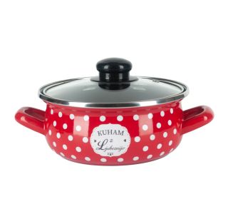 LONEC / KOZICA ALPEKS KOZICA N SP 16CM/1.3L RDEČA KUHAM Z LJUBEZNIJO