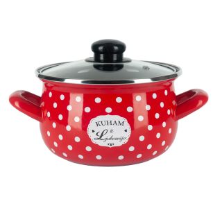 LONEC / KOZICA ALPEKS KOZICA V SP 16CM/2.0L RDEČA KUHAM Z LJUBEZNIJO