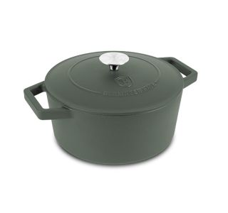 LONEC / KOZICA BERLINGER HAUS KOZICA S POKROVOM 24 CM LITOŽELEZNA MAT ZELENA