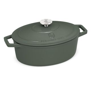 LONEC / KOZICA BERLINGER HAUS OVALNA KOZICA S POKROVOM 24 CM LITOŽELEZNA