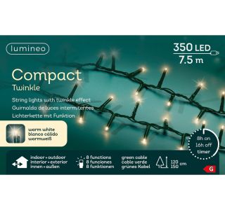 LUČKE LUMINEO COMPACT 350L, TOPL. BEL Z 750 CM, 8 FUNK., UTRIP.