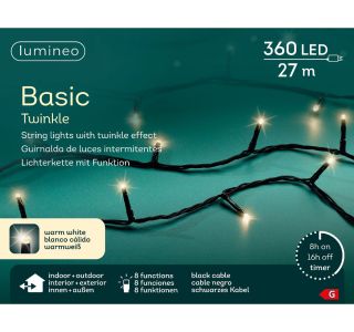 LUČKE LUMINEO BASIC 360L, TOPLO. BELA Č 2700 CM, 8 FUNK., UTRIP.
