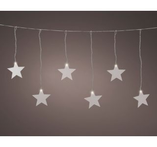 LUČKE LUMINEO OKENSKE TOPLO BELE 105 CM ZVEZDE IP20