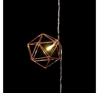 LUČKE MQ 10 LED 5 MM GEO BAKRENE KROGLE TOPLO BELE 31 V LUČKE MQ 10 LED 5 MM GEO BAKRENE KROGLE TOPLO BELE 31 V