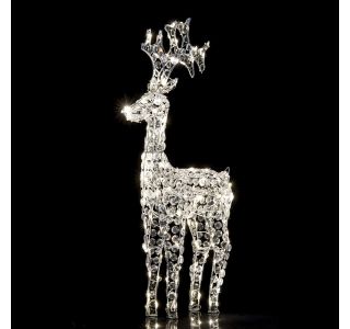 AKRILNI JELEN 1.15 CM BELA/T.BELA