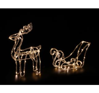 LUČKE MQ JELENČEK S SANMI 80X11X37 CM LUČKE MQ JELENČEK S SANMI 80X11X37 CM