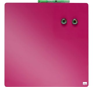 MAGNETNA TABLA NOBO TABLE QUARTER 36X36 CM ROZA 1903803