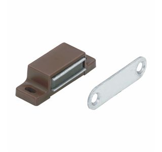 MAGNETNI ZASKOČNIK HETTICH DIY 45X14X15 MM, 4-5 KG, RJAV, V ZAVOJU JE 4 KOS