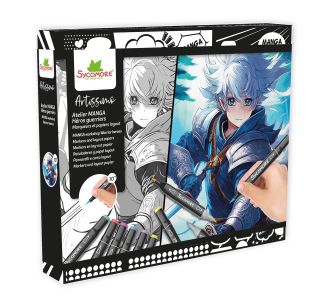 MANGA USTVARJALNI SET, WARRIOR HEROES MANGA USTVARJALNI SET, WARRIOR HEROES