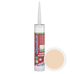 SILIKONSKA TESNILNA MASA MAPEI MAPESIL AC 132 BEŽ 310 ML