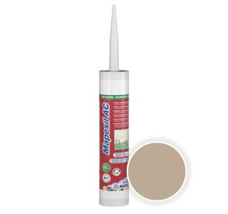 SILIKONSKA TESNILNA MASA MAPEI MAPESIL AC 133 300 ML PEŠČENO SIVA