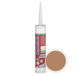 SILIKONSKA TESNILNA MASA MAPEI MAPESIL AC 142 RJAVA 310 ML