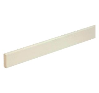 MASIVNA PLOŠČATA LETEV FN SMREKA/BOR BELO LAKIRAN 10X29X2400 MM