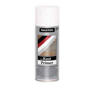 MASTON BARVA V SPREJU ANTI RUST-PRIMER BELA 400ML MASTON BARVA V SPREJU ANTI RUST-PRIMER BELA 400ML