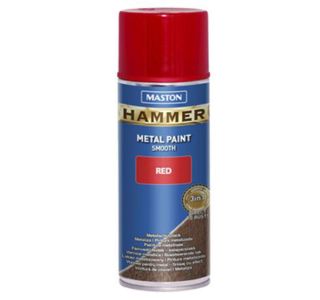 MASTON BARVNI SPREJ HAMMER GLADEK EFEKT RDEČI 400ML