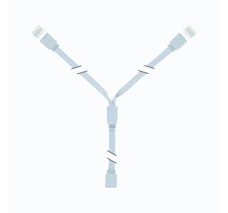 DODATEK ZA LED TRAK MAXLED Y-KONEKTOR 30CM DODATEK ZA LED TRAK MAXLED Y-KONEKTOR 30CM