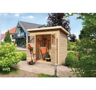 LESENA VRTNA HIŠKA KARIBU MERSEBURG 3 208X220X150 LES 14MM LESENA VRTNA HIŠKA KARIBU MERSEBURG 3 208X220X150 LES 14MM