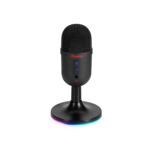 MIKROFON MARVO MIC-06 BK RGB ČRN