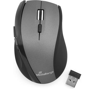 MIŠKA/KAZALNIK MEDIARANGE BREZŽIČNA ČRNO/SIVA MROS203