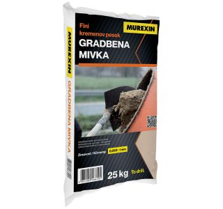 MIVKA MUREXIN GRADBENA 0.063-1 MM VLAŽNA 25 KG