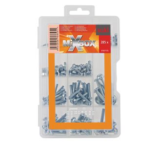 MIXBOX MEDI SET METRIČNIH VIJAKOV V ZAVITKU JE 285 KOS