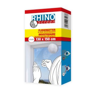 KOMARNIK ZA OKNO RHINO, 130X150CM, BEL