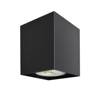 NADGRADNA STROP. SVETILKA MILAGRO BIMA ČRNA 1XGU10 ML7013 KVADRATNA