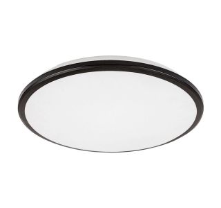 NADGRADNA STROP. SVETILKA RABALUX ENGON 23W D38CM ČRNA