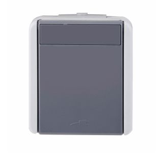 NADOMETNO STIKALO FONTANA NAVADNO 10AX SIVO, IP44 NADOMETNO STIKALO FONTANA NAVADNO 10AX SIVO, IP44