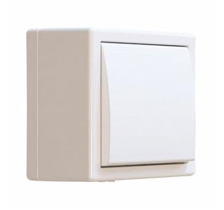 NADOMETNO STIKALO KUBIKO MENJALNO 10AX BELO NADOMETNO STIKALO KUBIKO MENJALNO 10AX BELO