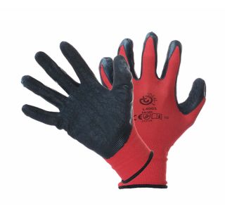 GUMENE ROKAVICE IDEAL-T NAJLON/LATEX L4001 ŠT. 9 RDEČE GUMENE ROKAVICE IDEAL-T NAJLON/LATEX L4001 ŠT. 9 RDEČE