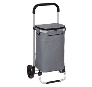 NAKUPOVALNA TORBA/VOZIČEK FIVE VOZIČEK TERMO 46.5X34X96CM AL/PE SIV