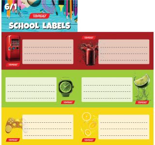 NALEPKE TARGET ŠOLSKE 6/1 PERFUME FRESH 28920