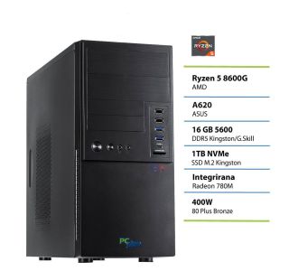 NAMIZNI RAČUNALNIK PC PLUS MAGIC R5-8600G 16GB 1TB