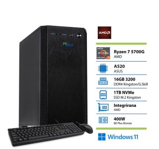 NAMIZNI RAČUNALNIK PC PLUS MAGIC R7 §700G 16GB 1TB W11 TIPK+MIS