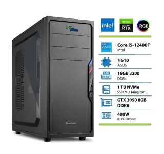NAMIZNI RAČUNALNIK PC PLUS STORM I5-12400F 16GB 1TB RTX3050